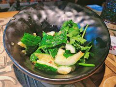 刀拍爽口青瓜-探炉·香辣豆花烤鱼(雄峰城店)