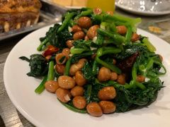 果仁菠菜-玫瑰红烤羊排(北新桥三条店)