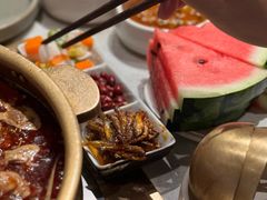 下酒三样菜-巴奴毛肚火锅概念餐厅