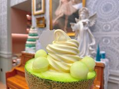 蜜瓜冰淇淋-朱迪小铺.半糖奶油蛋糕(海汇港店)