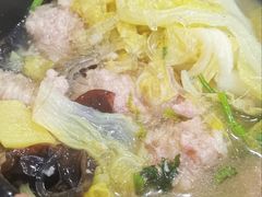 砂锅白菜丸子-北大地皖峰饭馆