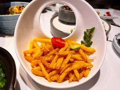 蛋黄焗薯条-卯时·龙光雅宴·精致锡帮菜(惠山古镇店)