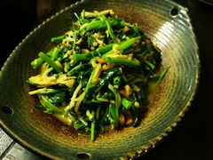 酸笋炒空心菜-浩海火燒雲傣家菜(静安芮欧店)