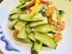 黄瓜拌油条-松针蔡记蒸饺(花园路店)
