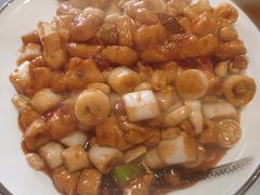 -东来菜馆•手抓海鲜家常菜•海鲜锅贴(鸽子窝店)
