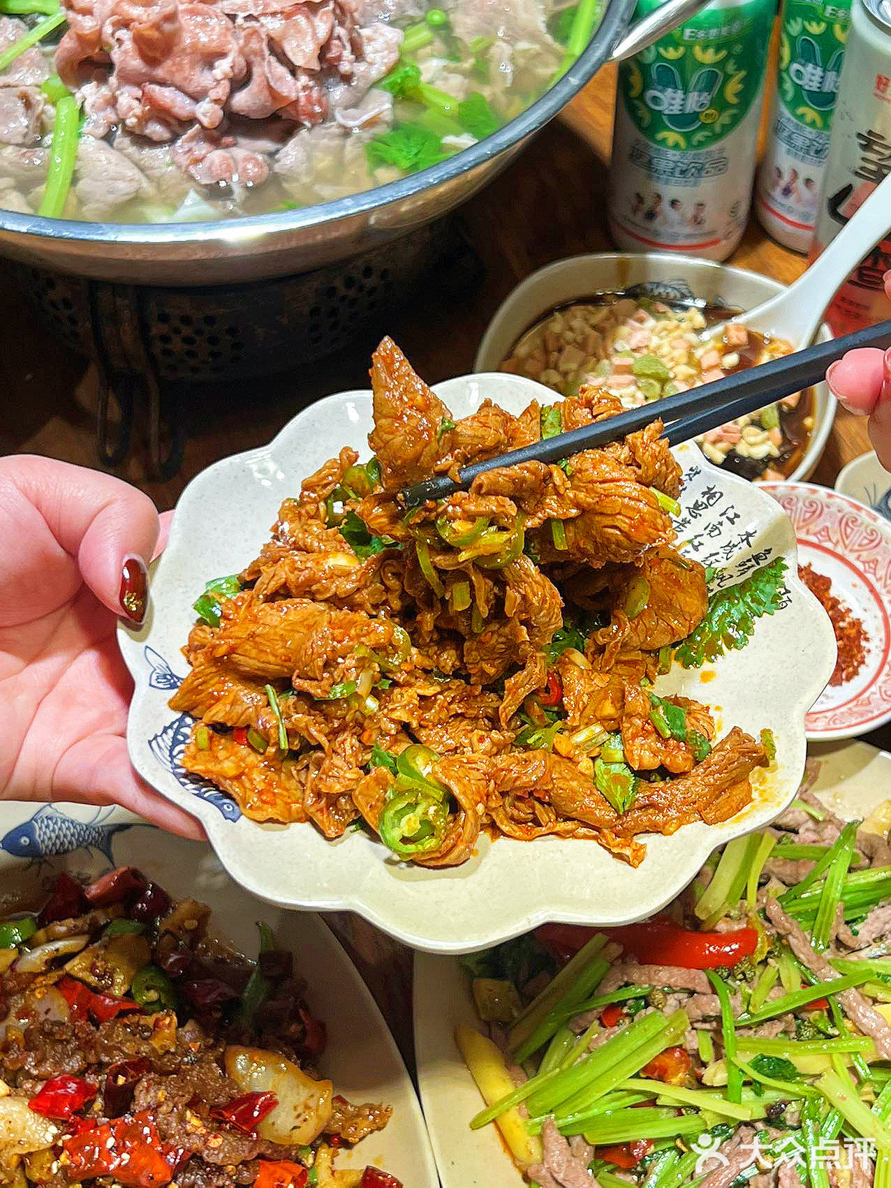 为了这碗招牌血旺‼️想天天去它家吃跷脚牛肉