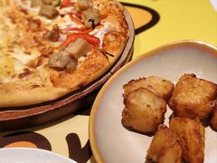 双倍爆果肉金枕榴莲-乐凯撒披萨(蛇口花园城店)