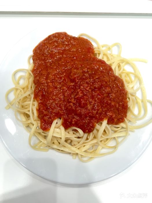 宜家餐厅意面图片