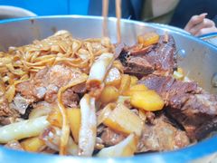 内蒙焖面-内蒙焖面大盆骨餐馆(山大路店)