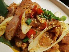 人气黑椒鸡腿肉拌饭-新石器烤肉(中房金谊广场店)