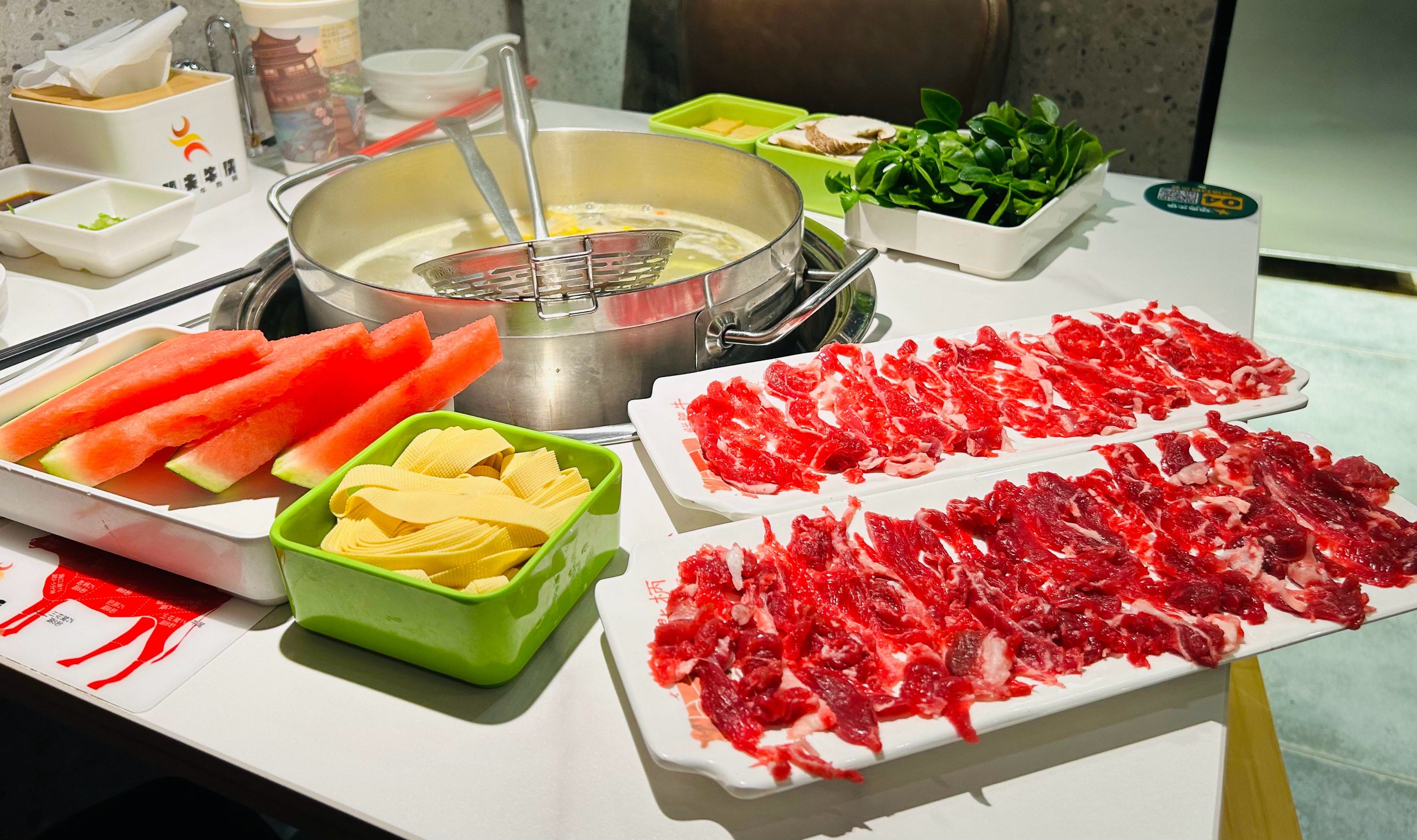 阳光天地新开的涮肉 潮功夫牛侠潮汕牛肉火锅(阳光天地店) 潮汕火锅