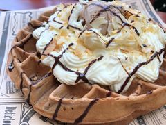 杏仁奶油巧克力华夫饼-吉姆丽德乡村西餐厅(闵行交大店)