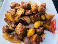 杏鲍菇彩椒牛肉粒-頂好酒家·经典粤菜(海信广场店)