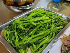 豆瓣酱炒空心菜-真好吃牛杂(白沙店)