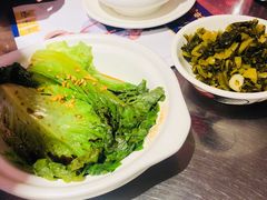 金蒜脆生菜-陈鹏鹏潮汕菜(宝安机场T3航站楼店)