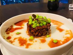 芙蓉碧绿蒸雪花牛肉-广州柏悦酒店·悦景轩·粤菜餐厅