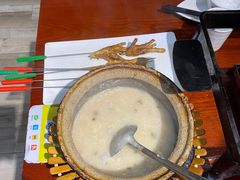 皮蛋瘦肉粥-森燊记烤鱼吧(光谷店)