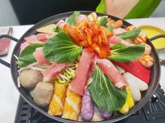泡菜肥牛年糕火锅-禾谷韩餐(热带海洋学院店)