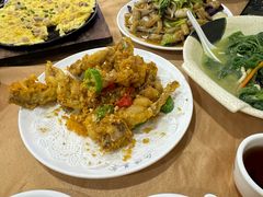 铁板鲨鱼肠焗蛋-众源美食(光复阁店)