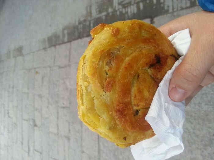 皮市街大油火烧-"第一次去很幸运不用排队,第二次去要等二十.