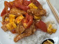 番茄猪扒饭-好好滋味茶餐厅