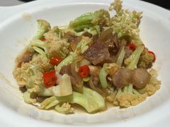 干锅有机花菜-千百味红餐厅·江西菜(绿地双子塔店)