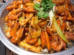 干锅排骨虾-蓉幸会川菜(苏宁广场店)