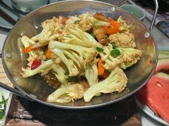 干锅花菜-小菜园新徽菜(常州武进吾悦店)