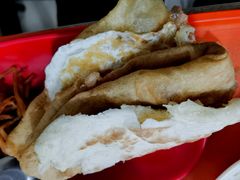 火烧夹油饼鸡蛋-老北京豆汁店
