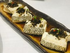 榄菜豆腐蒸鳕鱼-Yan Ting 宴庭中餐厅(上海静安瑞吉酒店)