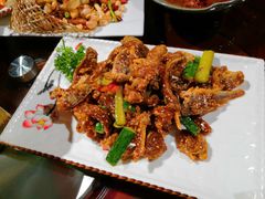 -东来菜馆•手抓海鲜家常菜•海鲜锅贴(鸽子窝店)