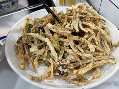 干炸茶树菇-老四川平头酸菜鱼(衙前店)