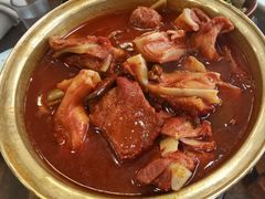 砂锅脆骨肉豆角-乔家满族八大碗(流水沟店)