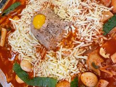 芝士火山炒年糕-包装马车·韩国料理·포장마차