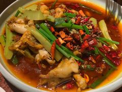 绿茶招牌泉水牛蛙-绿茶餐厅(华联万柳店)