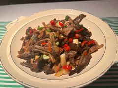 小炒鹿茸菇-楼兰新疆菜(江宁万达店)