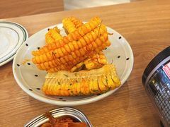 芝士辣酱烤玉米排-WOW LUCKY创意韩料(龙阳广场店)