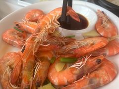 白灼大虾-碧海银沙海鲜餐厅(恒大海上威尼斯店)