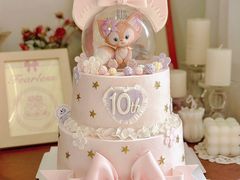 -咖咖熊蛋糕定制·英国蓝风车动物性淡奶油