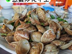 葱姜炒花甲王-明润海鲜(南边海店)