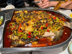 豆豉味烤鱼-江边城外烤全鱼(龙德广场店)