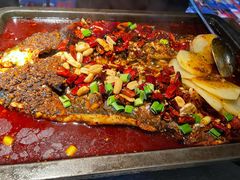 -探鱼·鲜青椒爽麻烤鱼(天河优托邦店)