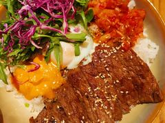 烤牛肉配泡菜温泉蛋饭-gaga(深圳福田星河COCO Park店)