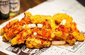 Spicy Sauce Fried Chicken Leg