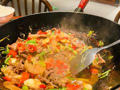 小炒黄牛肉-小隐人家(乐松店)