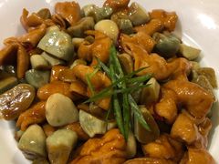 腊八蒜烧肥肠-福海居烤鸭店(鸟巢店)
