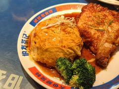 滑蛋生炸鸡肶饭-伯友茶记(中华广场店)