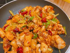 干锅牛蛙-小菜园新徽菜(南京秦淮龙蟠汇店)