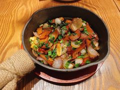 铁盘香煎黑牛肝菌-云海肴云南菜(正大广场店)