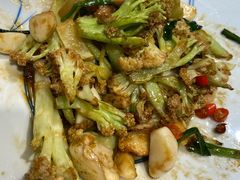 小炒有机菜花-那家老院子东北菜·饺子·小鸡炖蘑菇(艳华街店)